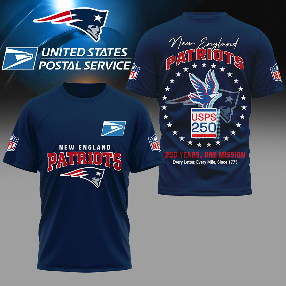 NEP Premium NFL United States Postal Service 250th Anniversary 3D Shirt DDT CTND