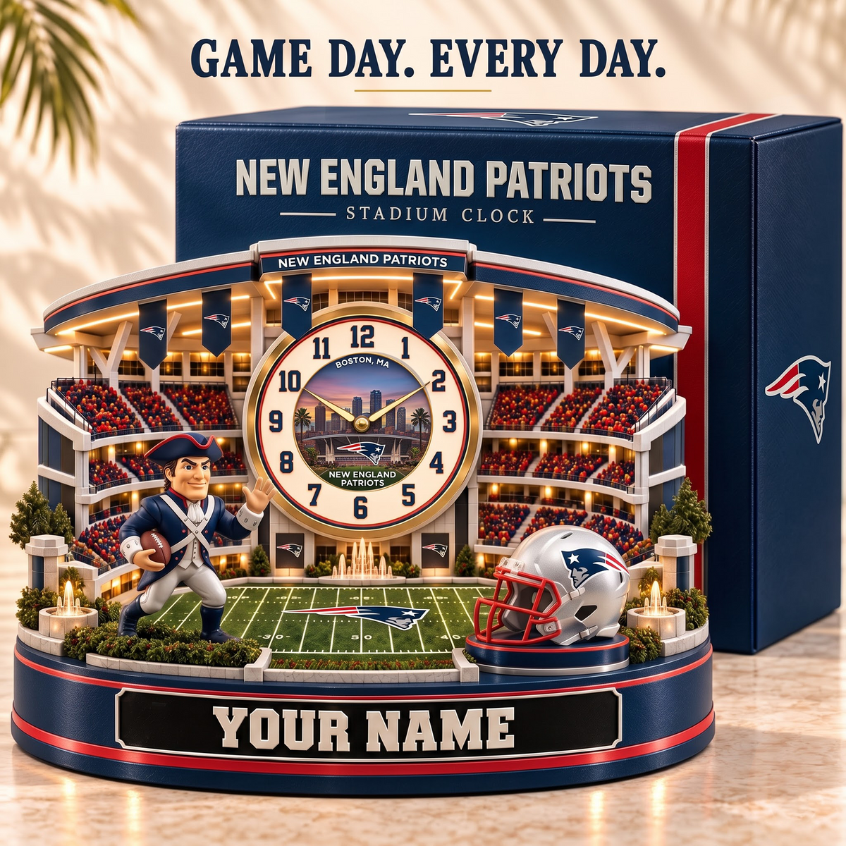 NEP x Premium NFL Home Decorative Table Clock