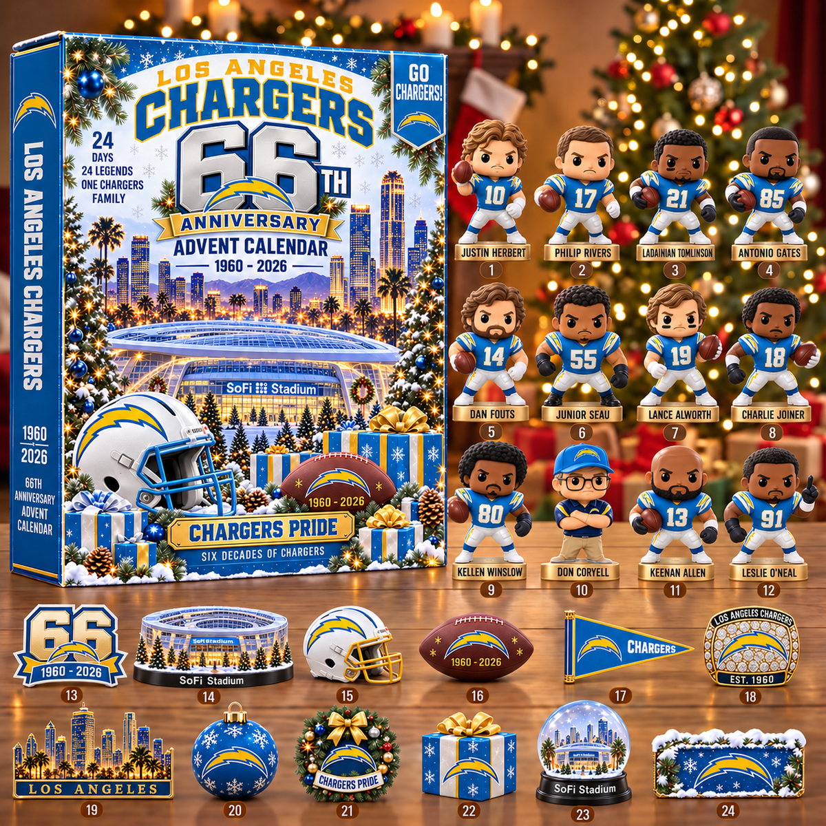 NFL x LAC 24 Days 2026 Anniversary Advent Calendar Blind Box