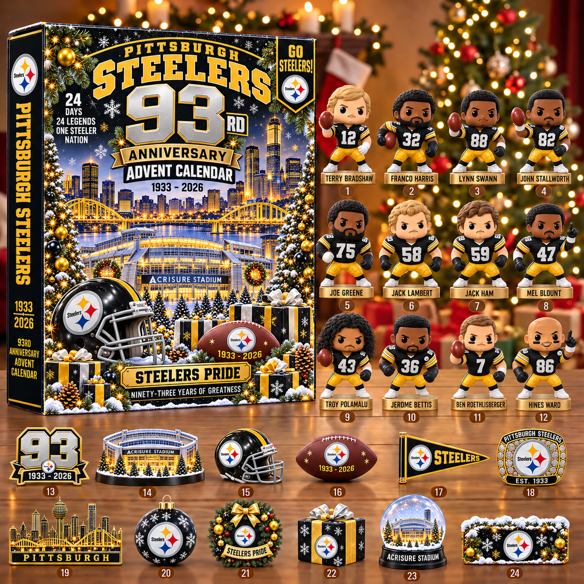 NFL x PIT 24 Days 2026 Anniversary Advent Calendar Blind Box