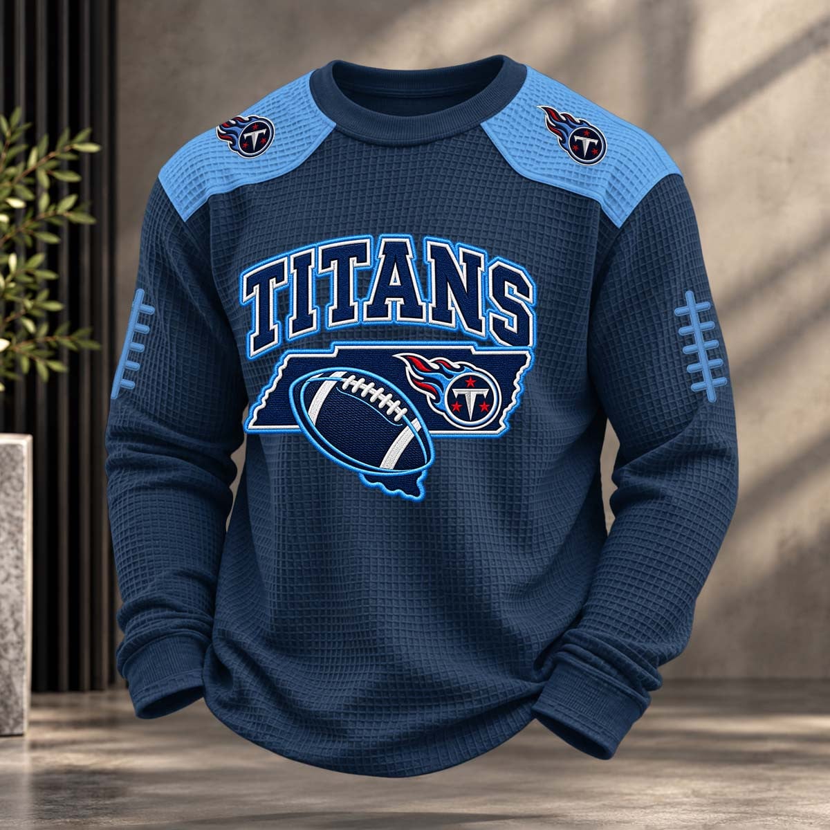 NFL x TEN Team Color Waffle Sweatshirt