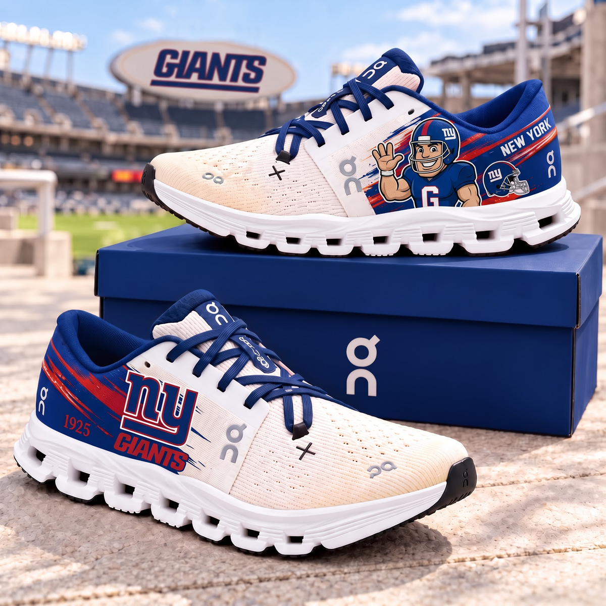 NYG X Premium NFL Monochrome Sneakers