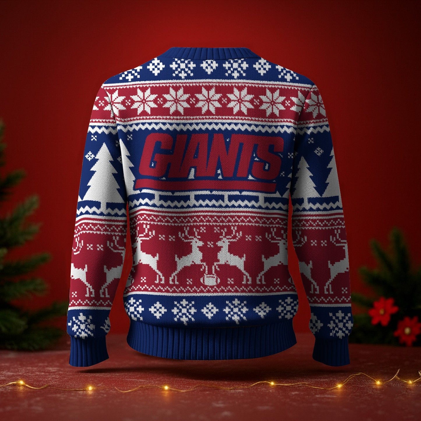 NYG x NFL Premium Ugly Christmas Sweater DatND DVT