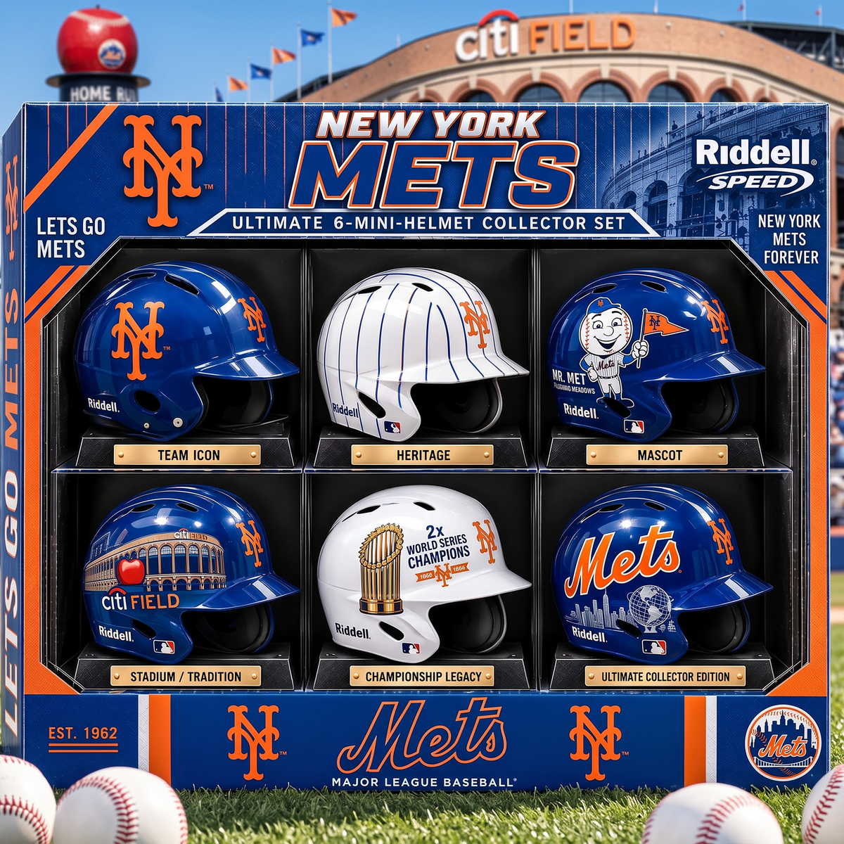 NYM x Premium MLB Mini Helmet Collection