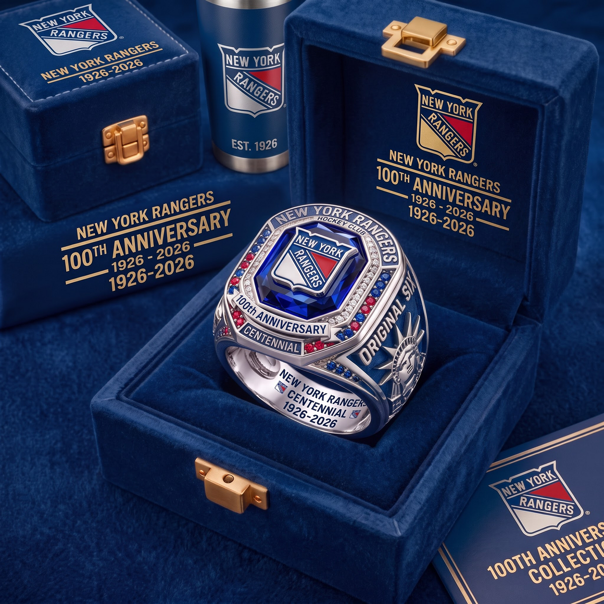 NYR X NHL Anniversary Ring Box Set
