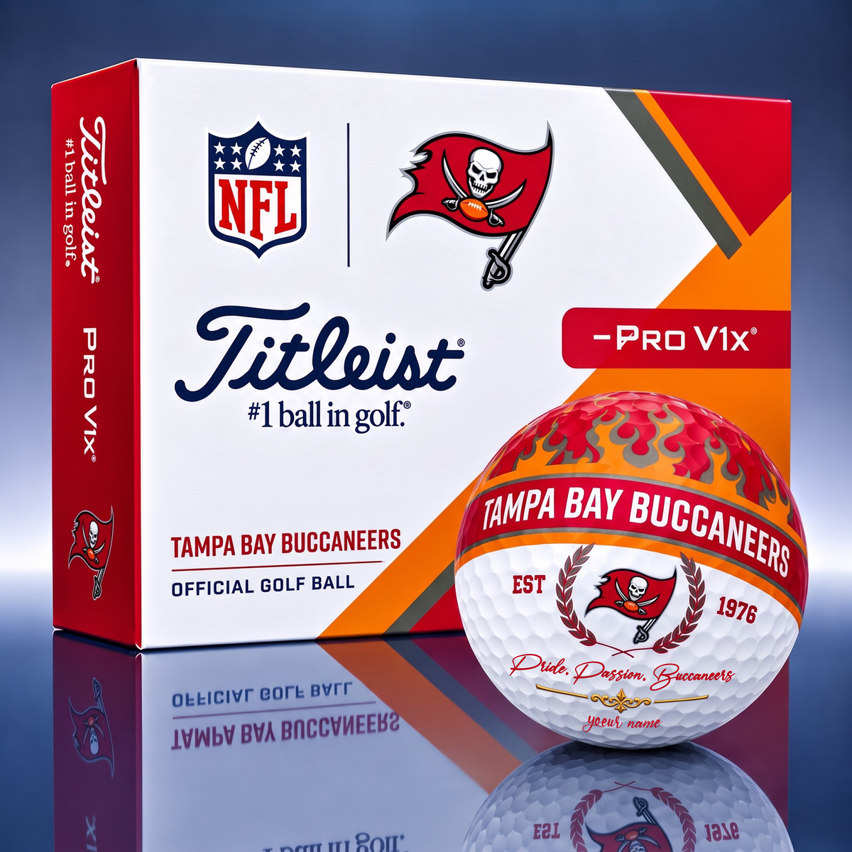 OFFICIAL TITLIEST x PREMIUM TBB EXCLUSIVE BESPOKE NAME FLAME GOLF BALL SET LIMITED EDTION