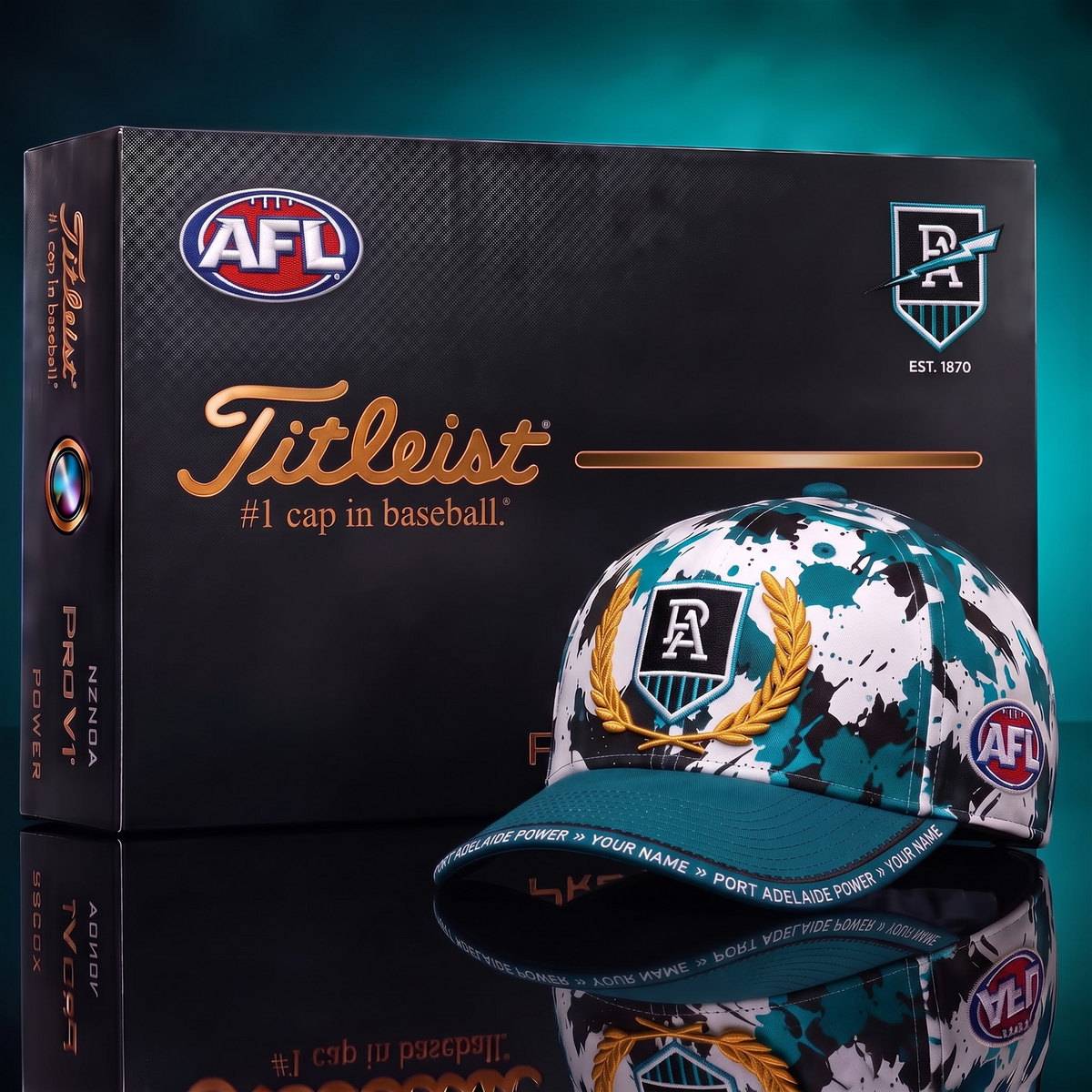PA X Premium AFL Titleist Baseball Cap with Gift Box