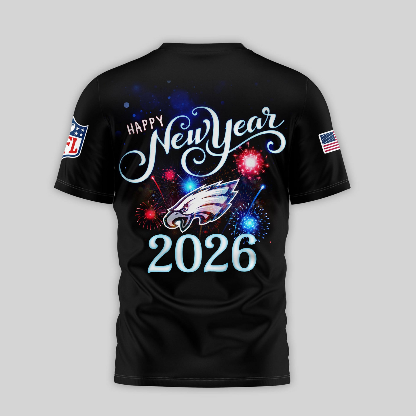 PE Premium NFL Happy New Year 2026 3D Shirt DDT 291125 NTL 1