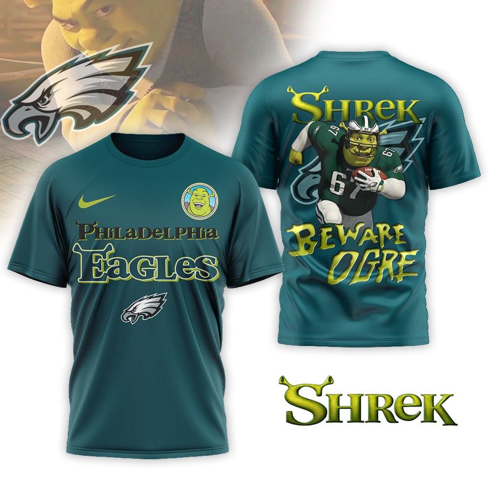 PE Premium NFL Shrek 3D Shirt DDT CTND