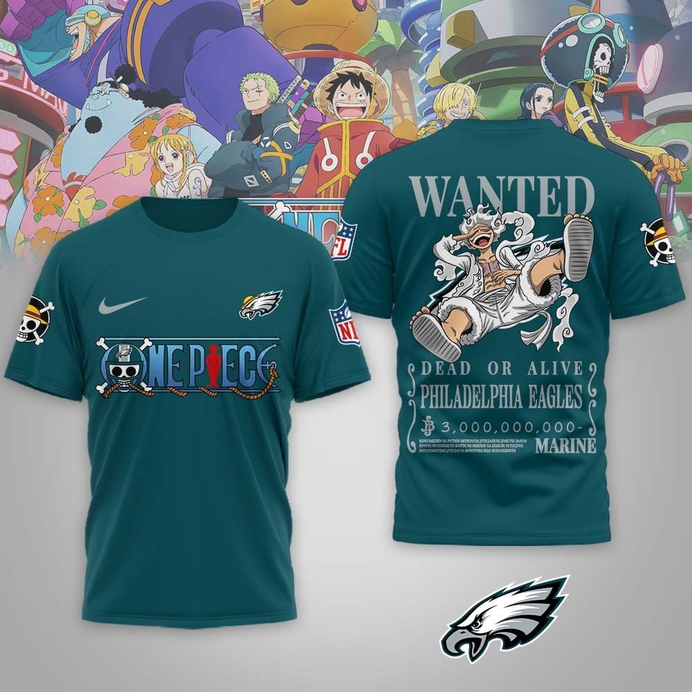 PE Premium NFL Wanted Monkey D Luffy 3D Shirt DDT NTL