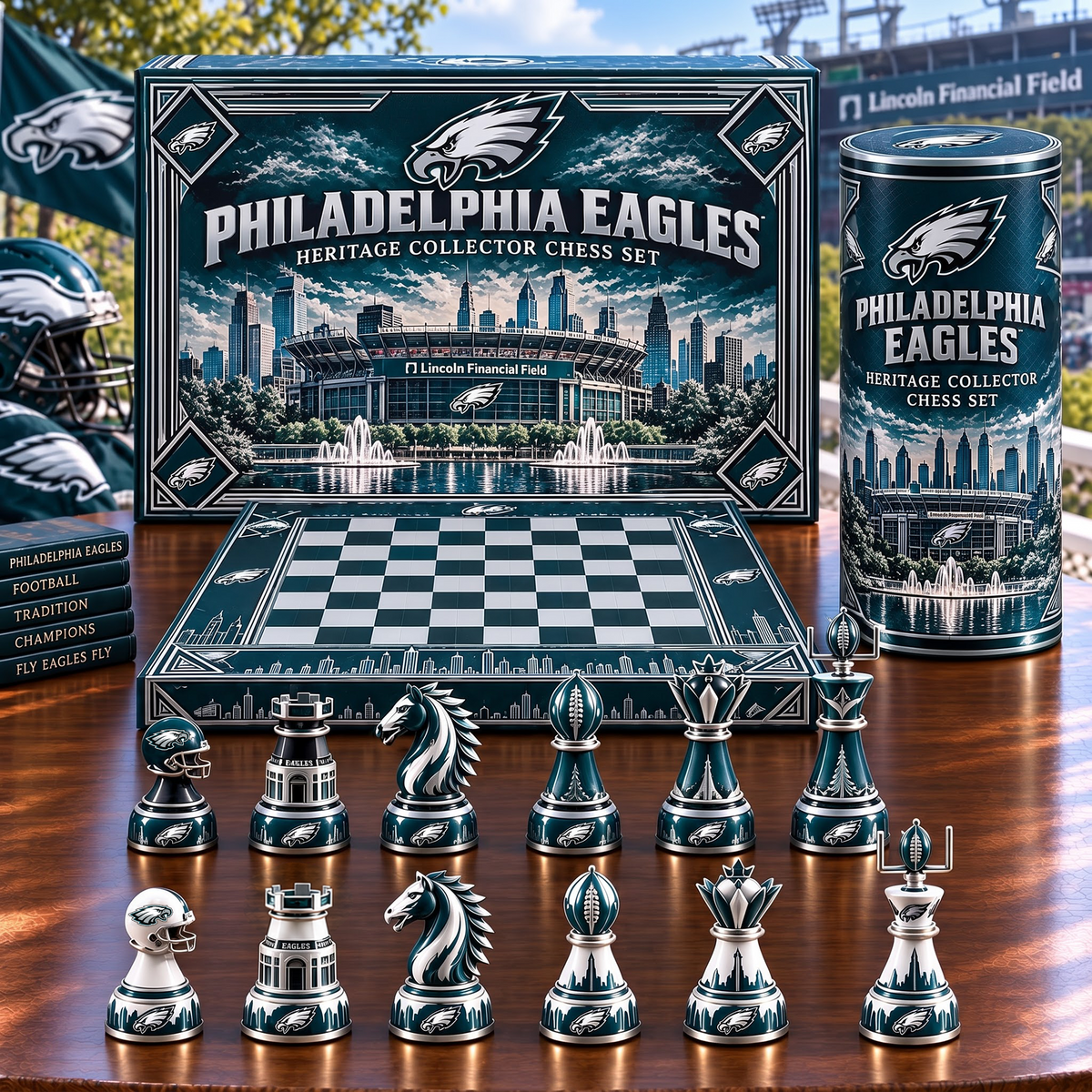 PE x Premium NFL Chess Set Collections