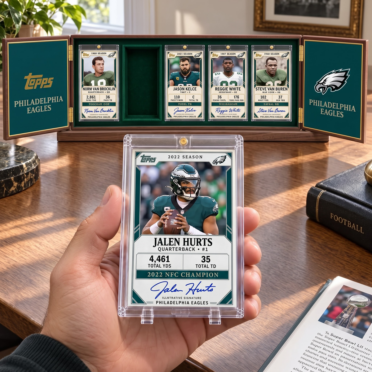 PHI X Premium NFL Card Collector’s Box Set