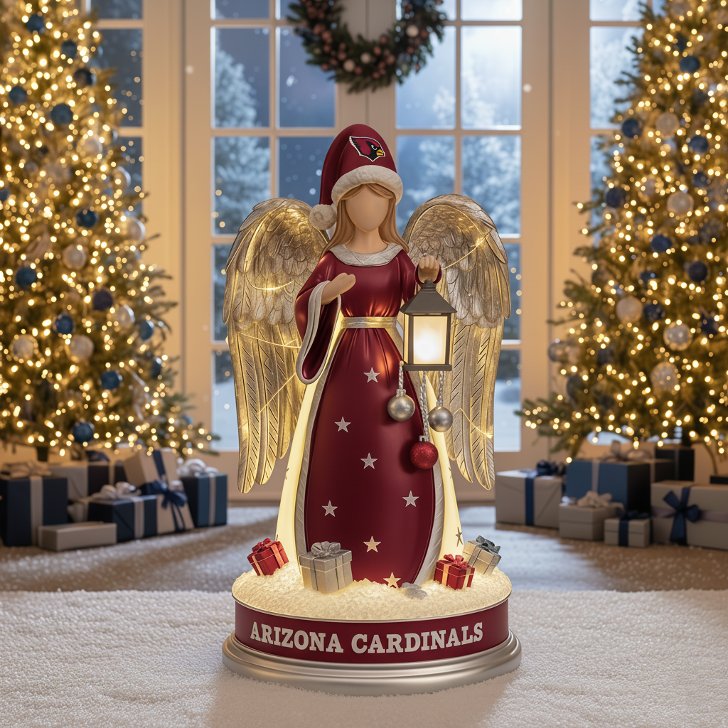PREMIUM Holiday x AZI Guardian Angel Statue Led light - Festive Home Decor NDT NHM