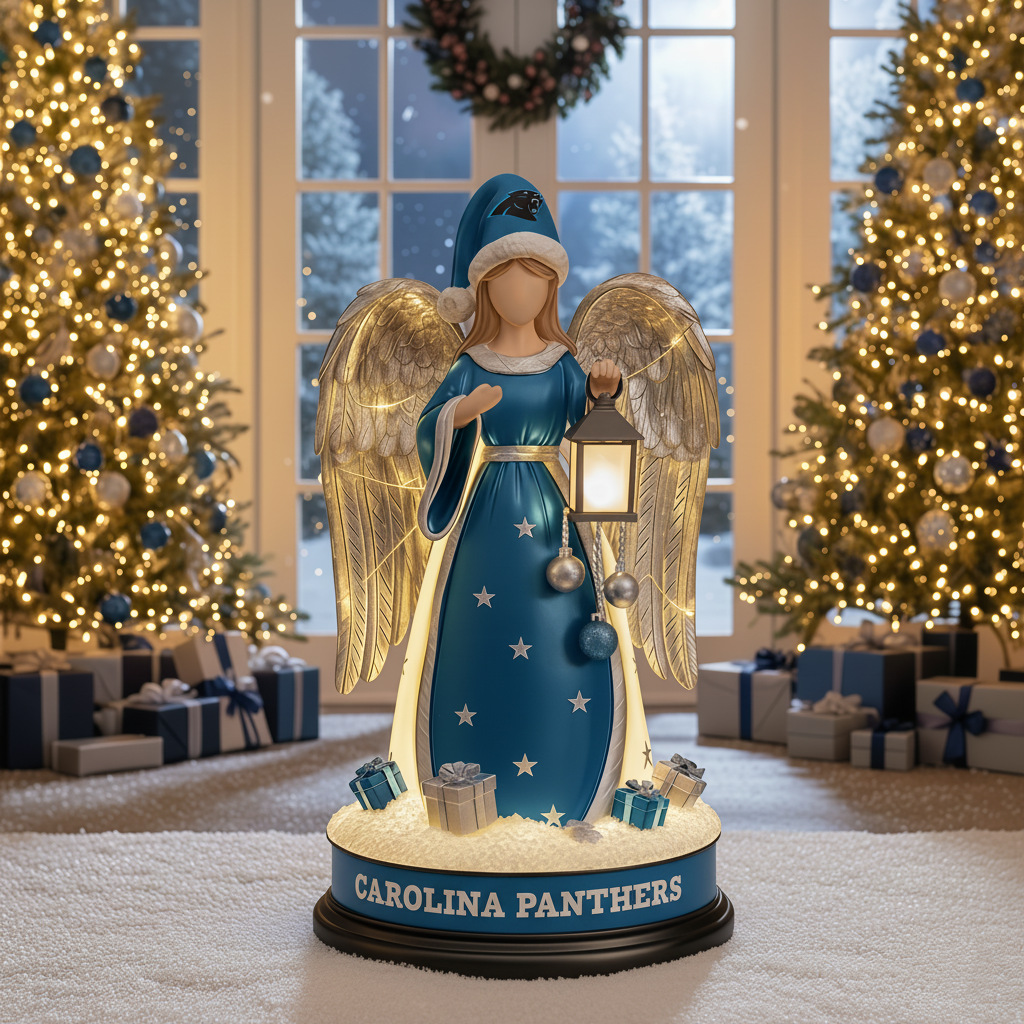 PREMIUM Holiday x PATHER Guardian Angel Statue Led light - Festive Home Decor NDT NHM