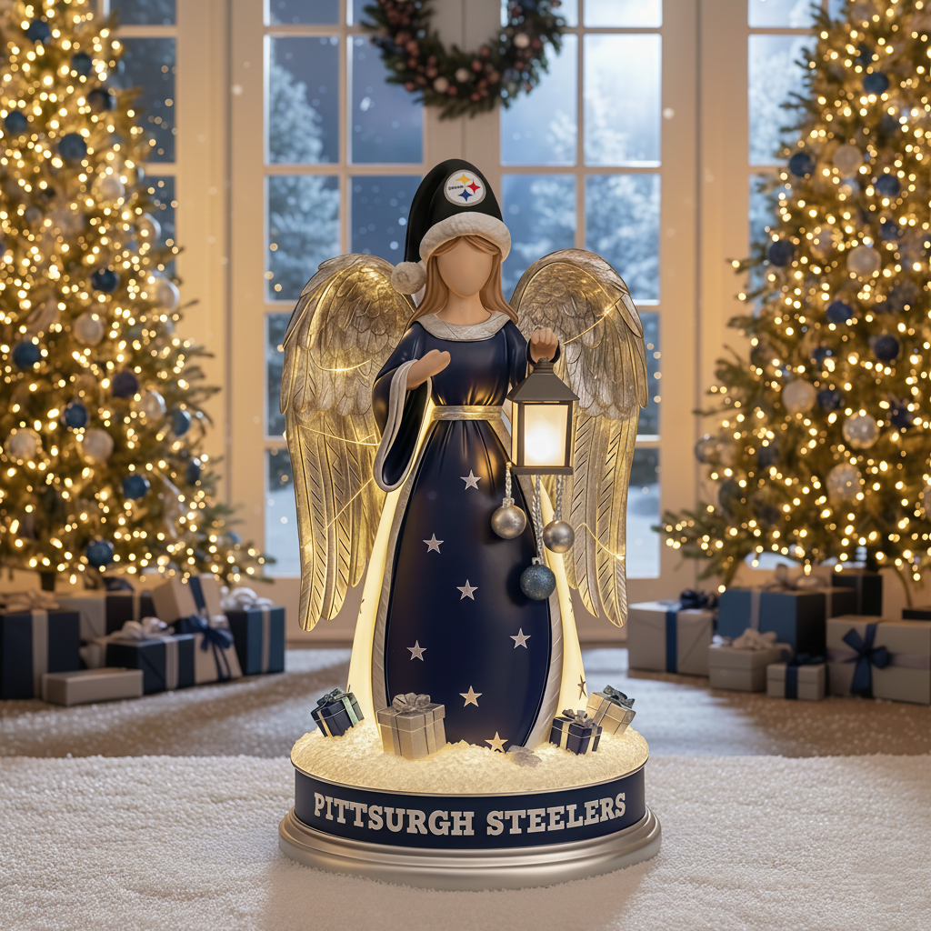 PREMIUM Holiday x PIT Guardian Angel Statue Led light - Festive Home Decor NDT NHM