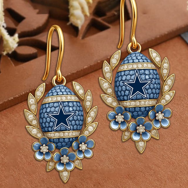 PREMIUM NFL X DAL VINTAGE EARRING NDT NHM