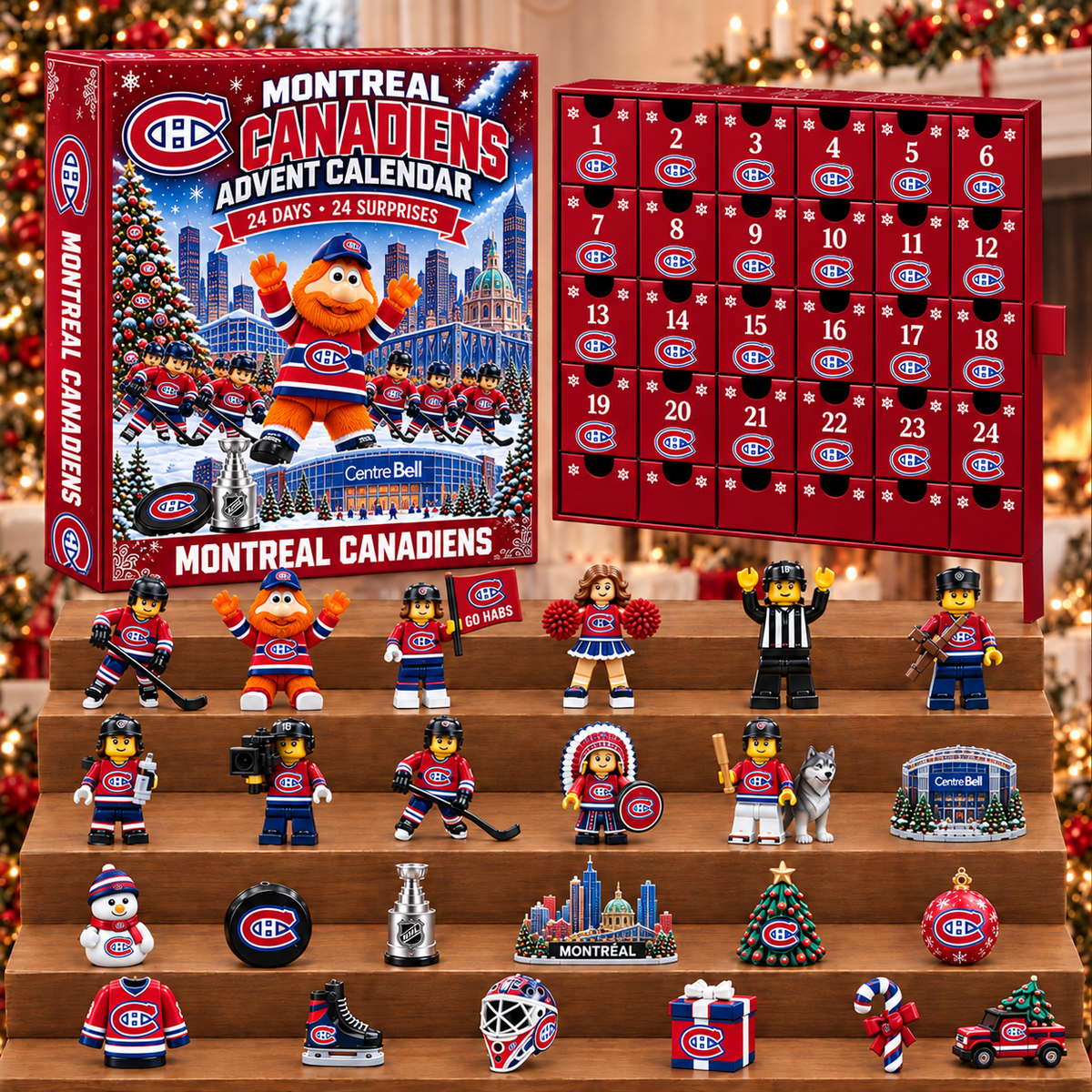 PREMIUM NHL X MON 24-Day Game Day Surprise Countdown V3 Advent Calendar