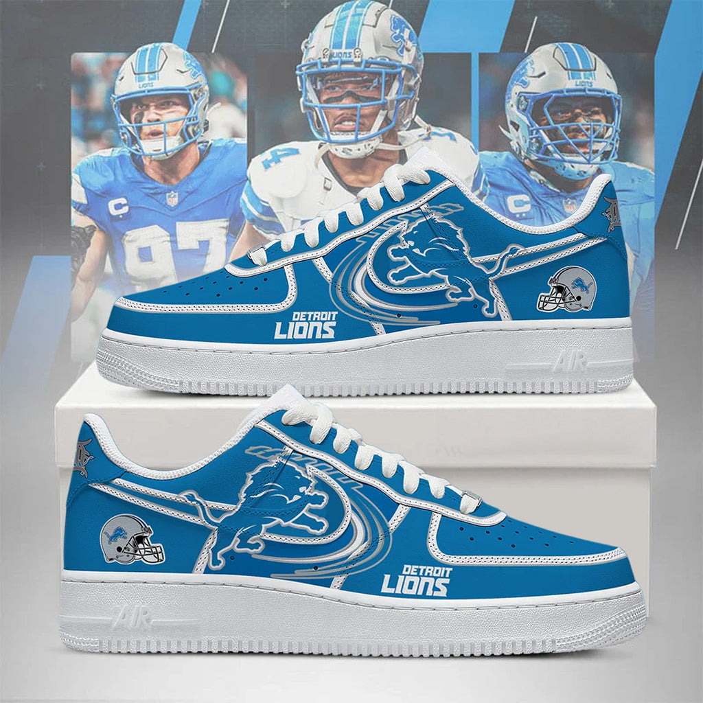 PREMIUM NFL X DET LIMITED EDITION AF1 SHOES NDT NHM 221125