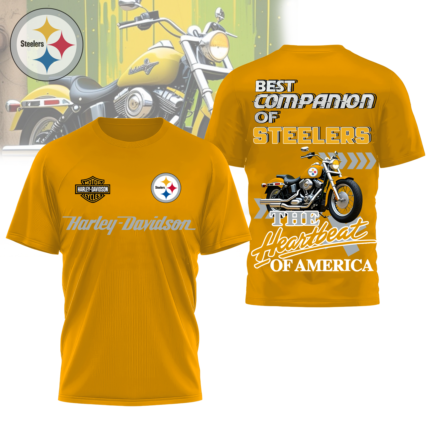 PS Premium NFL HL Motorcycle 3D Shirt DDT CTND