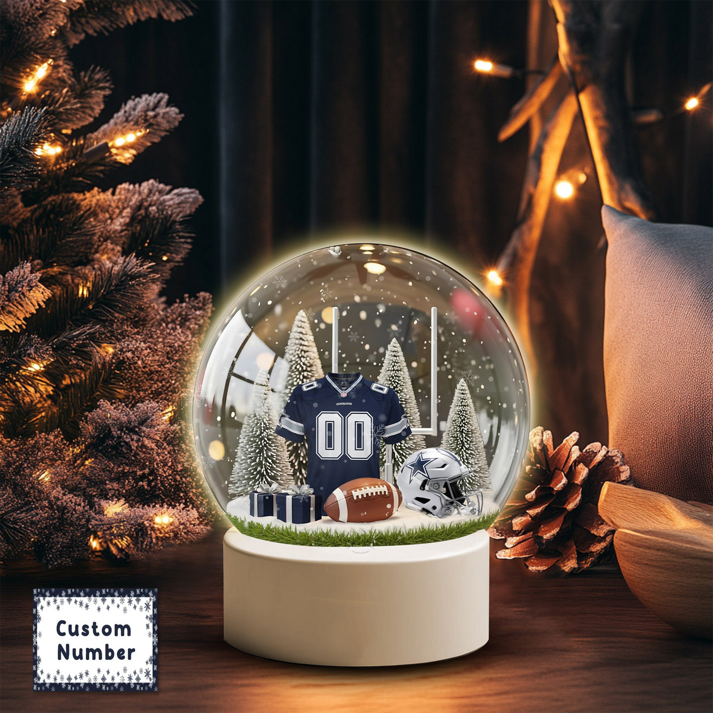 Premium DAL x NFL Christmas Ornaments DATND TANTD