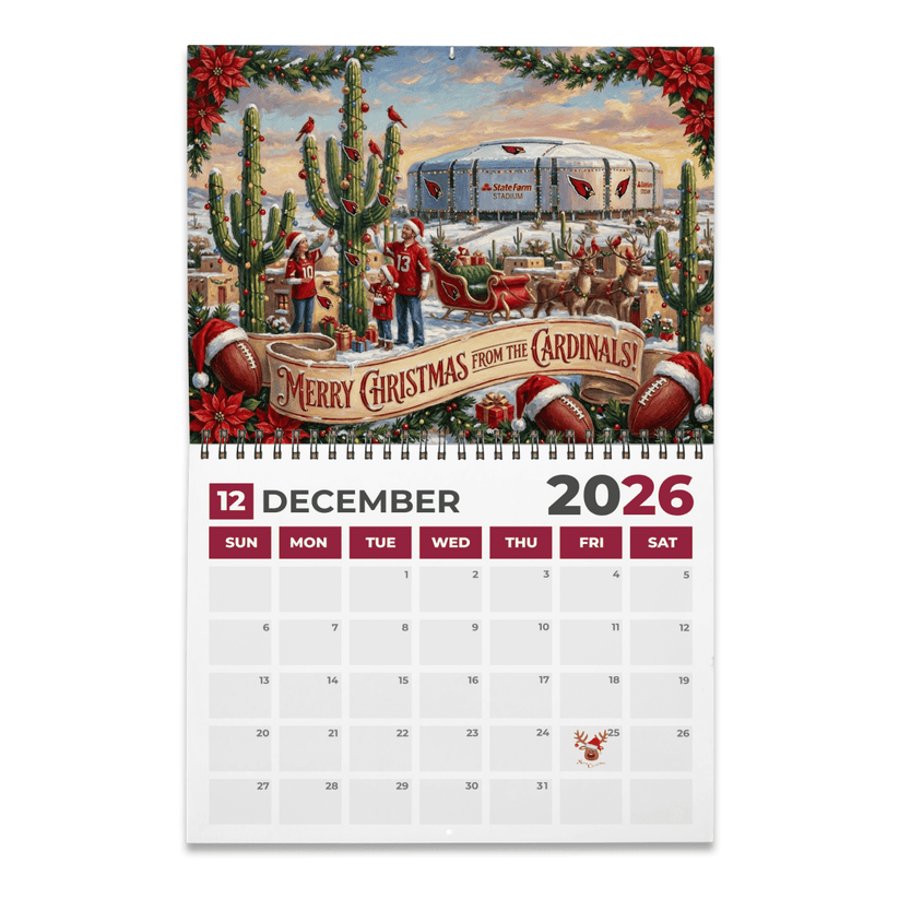 Premium NFL ARI 2026 Calendar V2 NMD 051225 TTV