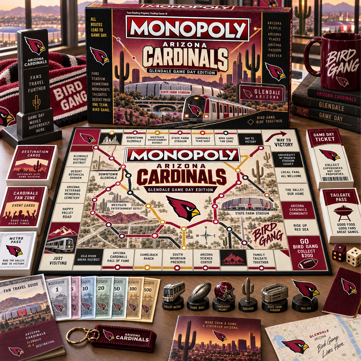Premium NFL ARI Metro Game Day Collector’s Edition Board Game V13