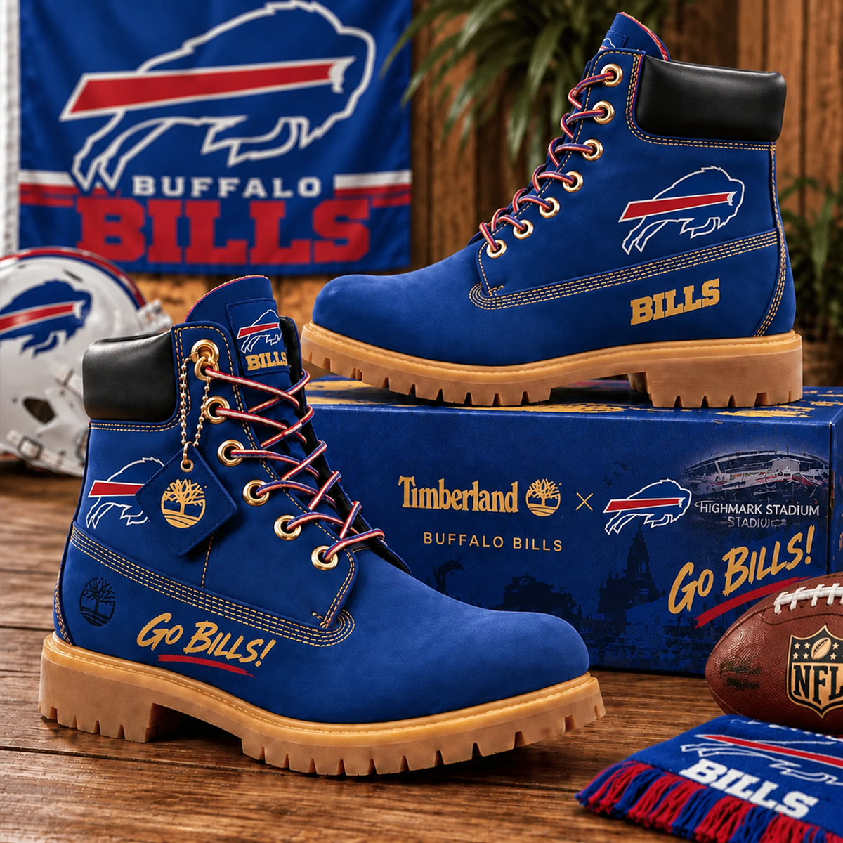 Premium NFL BUF Heritage Boots