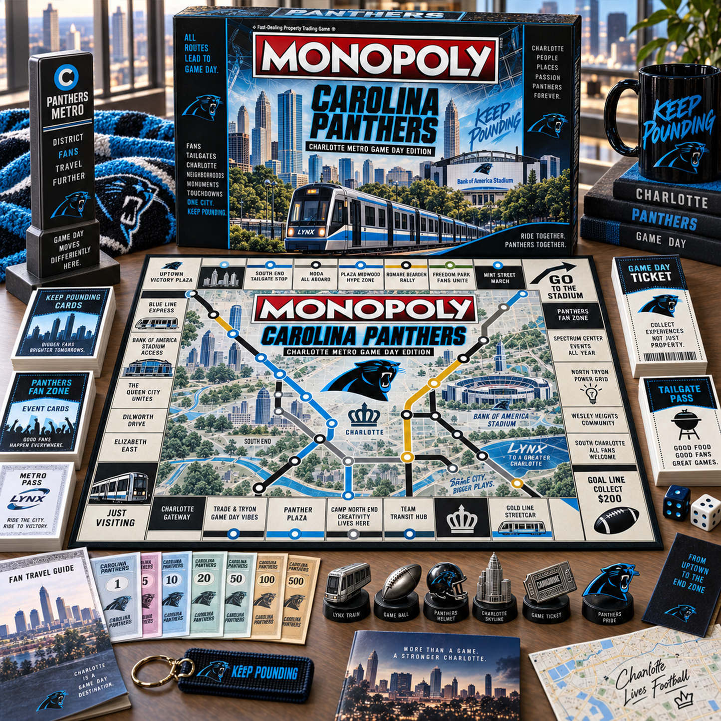 Premium NFL CAR Metro Game Day Collector’s Edition Board Game V13
