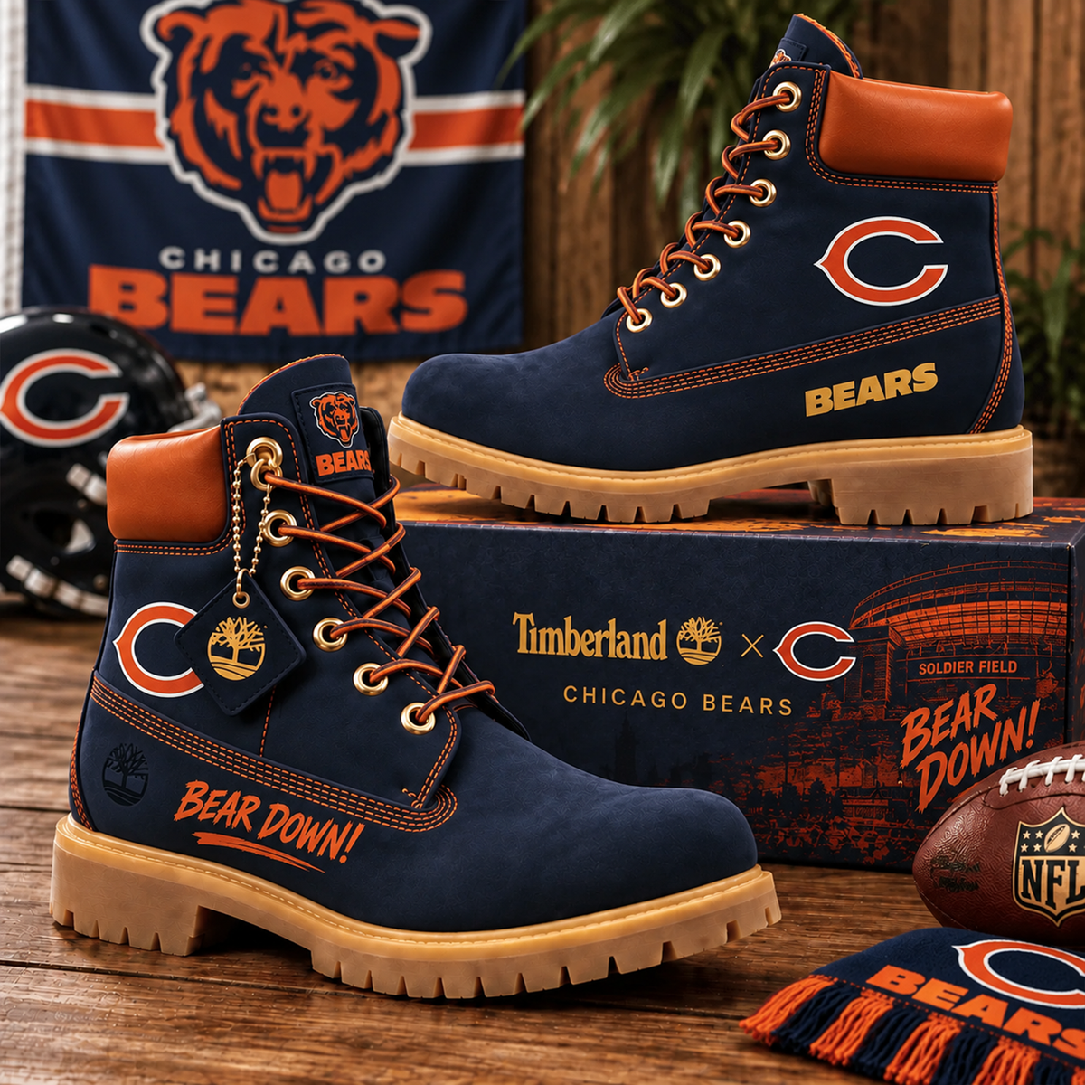 Premium NFL CHI Heritage Boots
