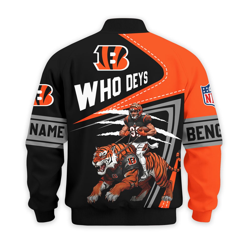 Premium NFL CIN Bomber Jacket V1 NMD NHM