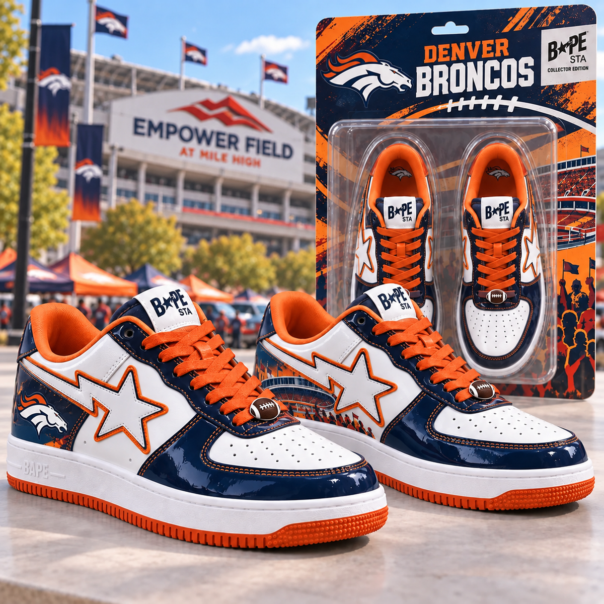 Premium NFL DEN Casual Shoes