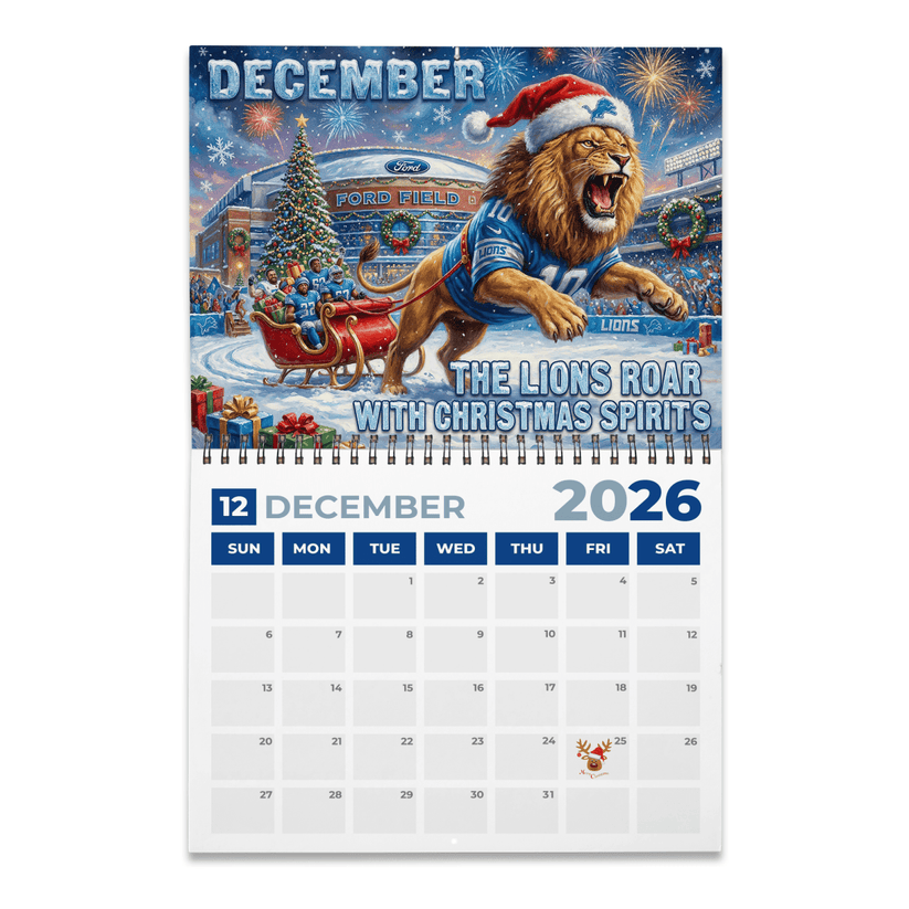 Premium NFL DET 2026 Calendar V2 NMD 051225 TTV