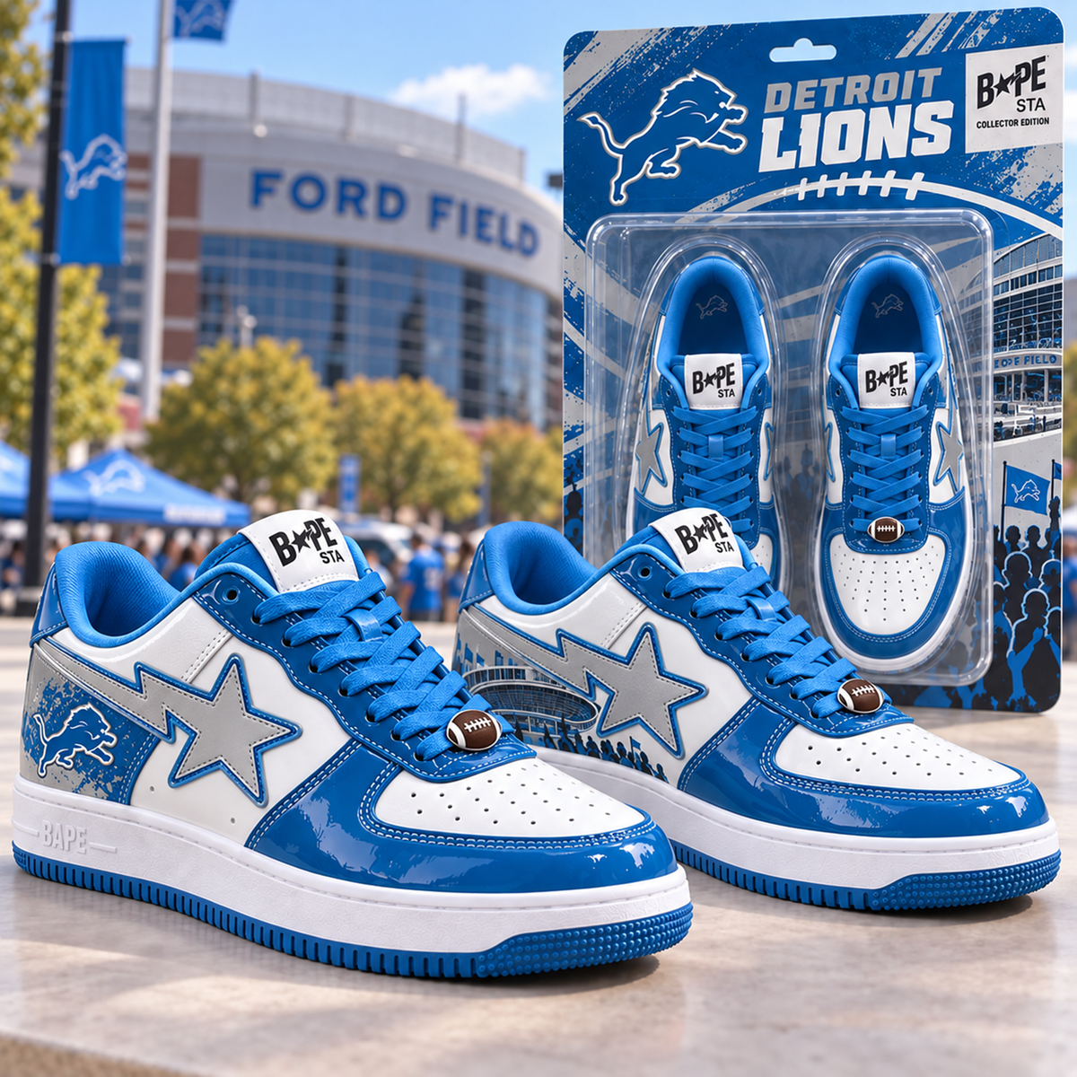 Premium NFL DET Casual Shoes