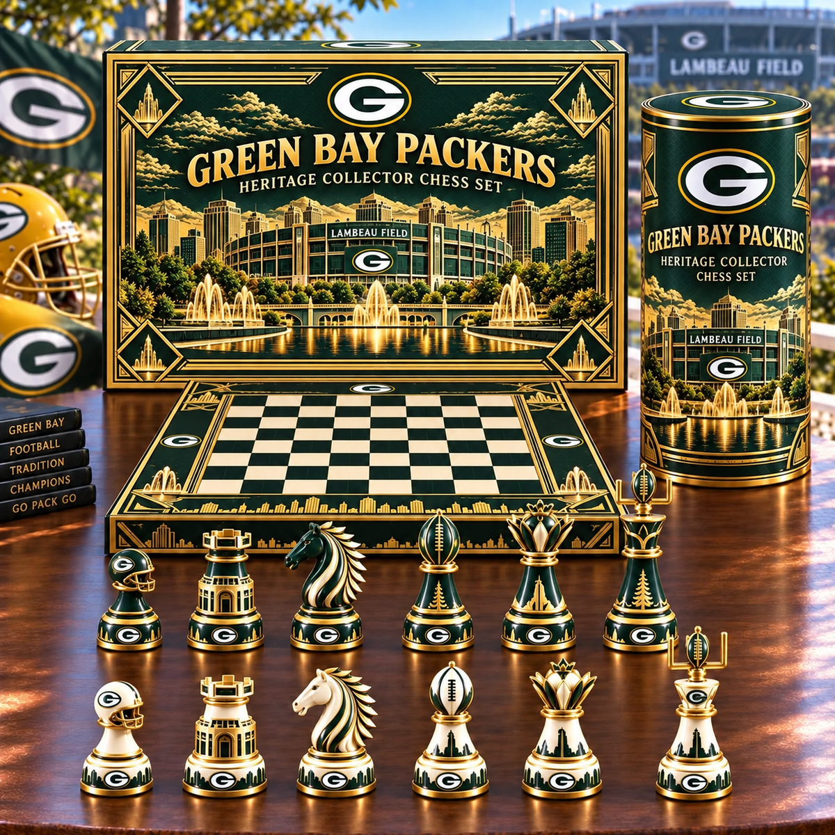 Premium NFL GBP Heritage Collector Chess Set V3