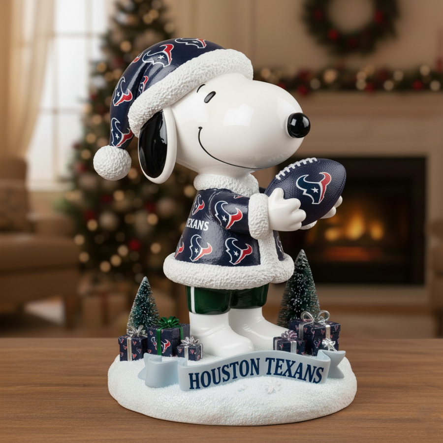 Premium NFL HOU x SNP Christmas Arcylic Plaque V1 NMD 051225 TTV