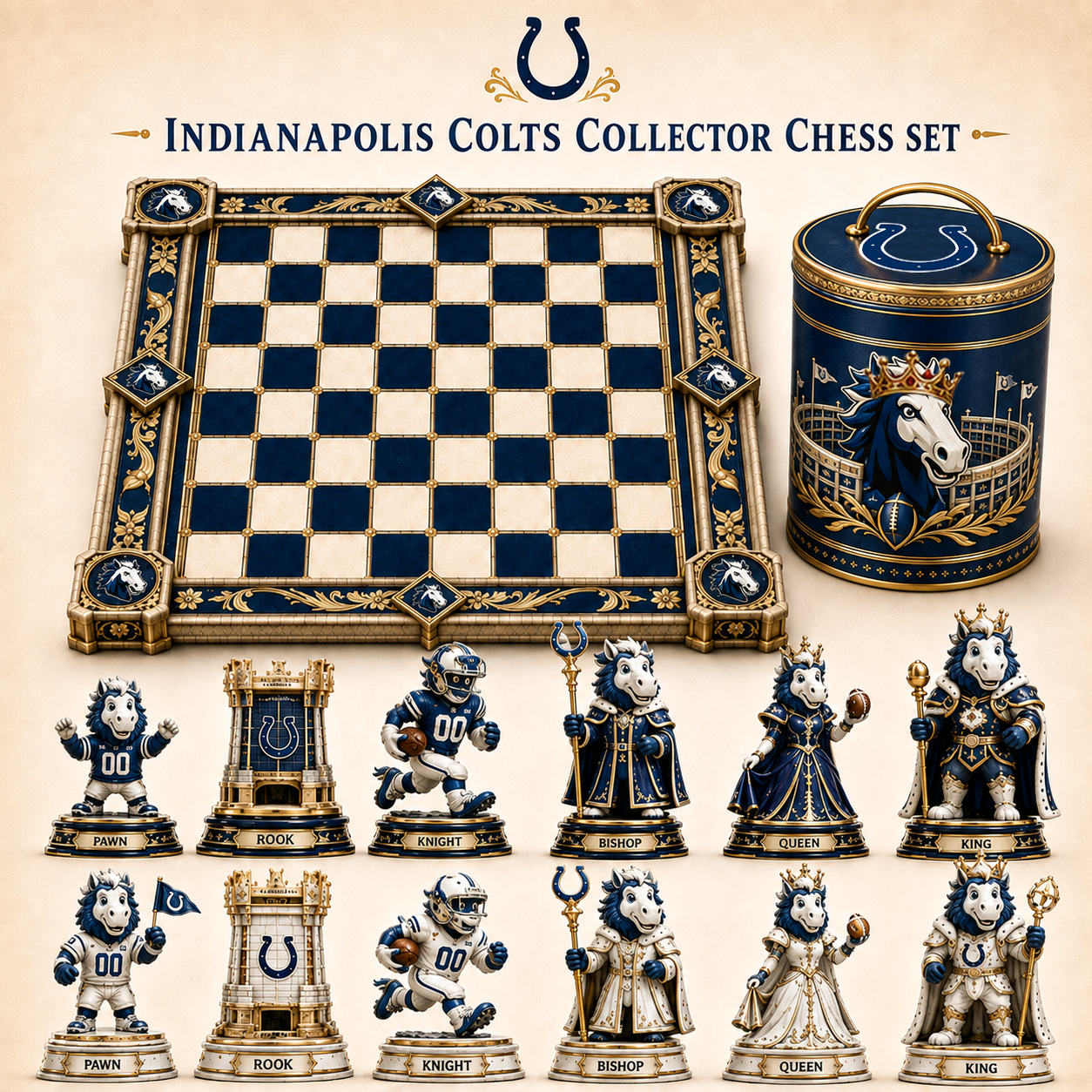 Premium NFL IC Collector Chess Set