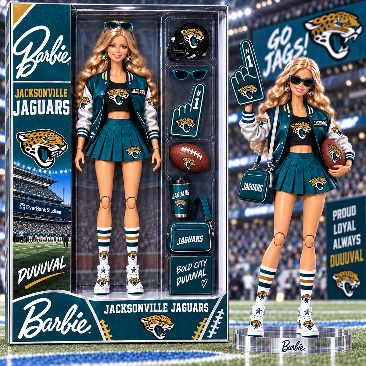 Premium NFL JJ x BBE Arclylic Plaque