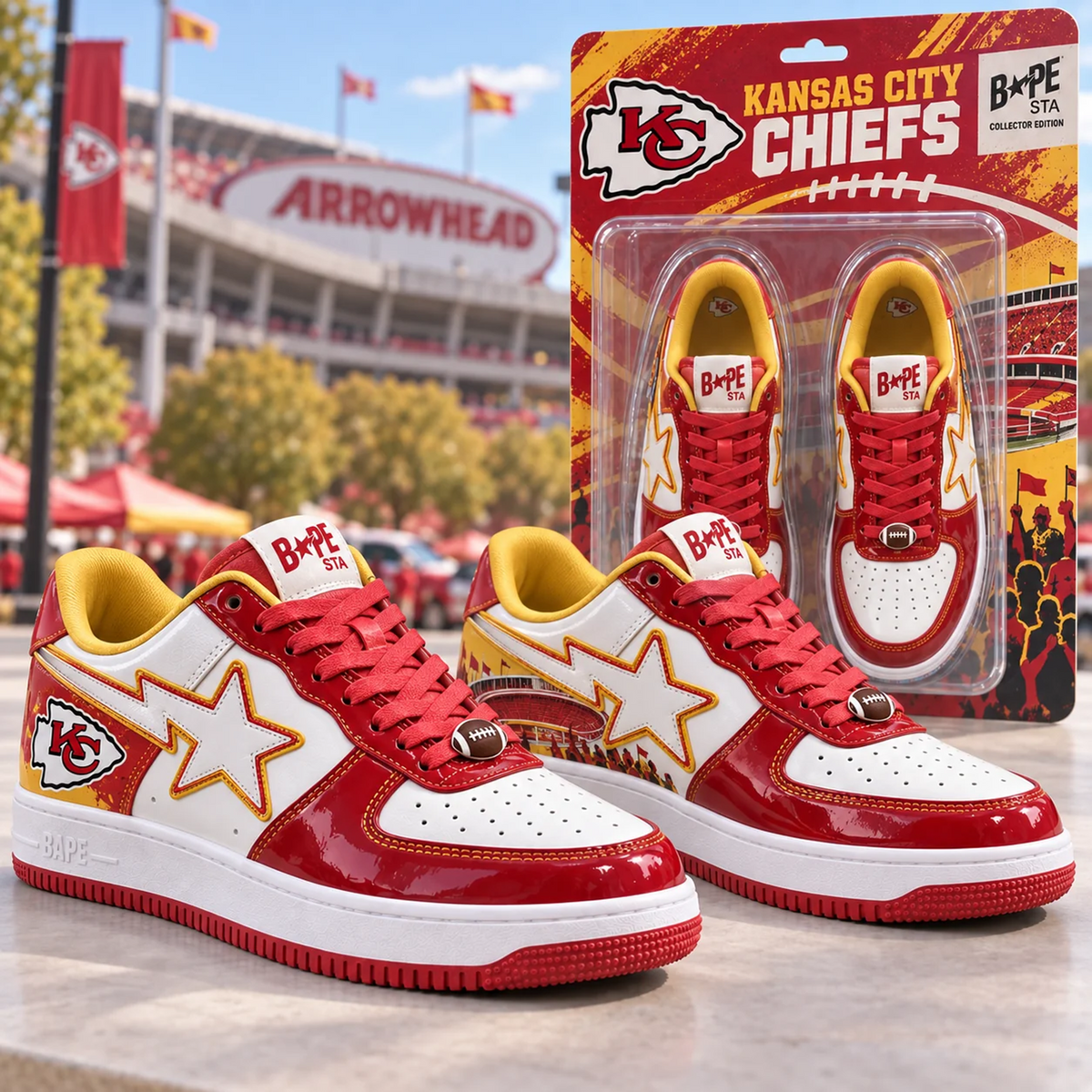 Premium NFL KC Casual Shoes