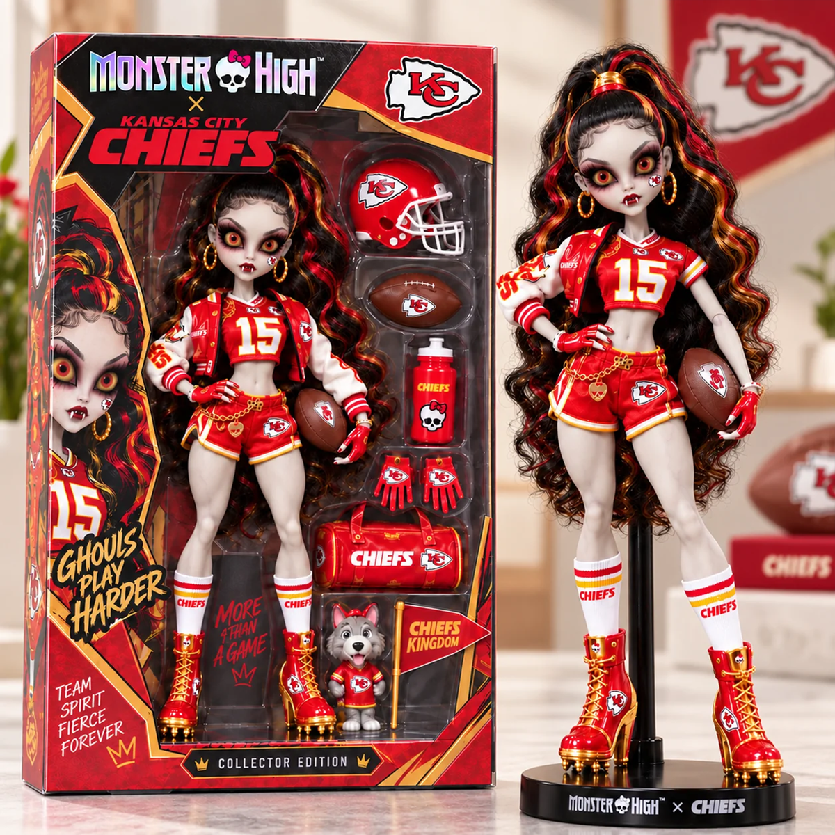 Premium NFL KC Varsity Collector Acrylic Plaque