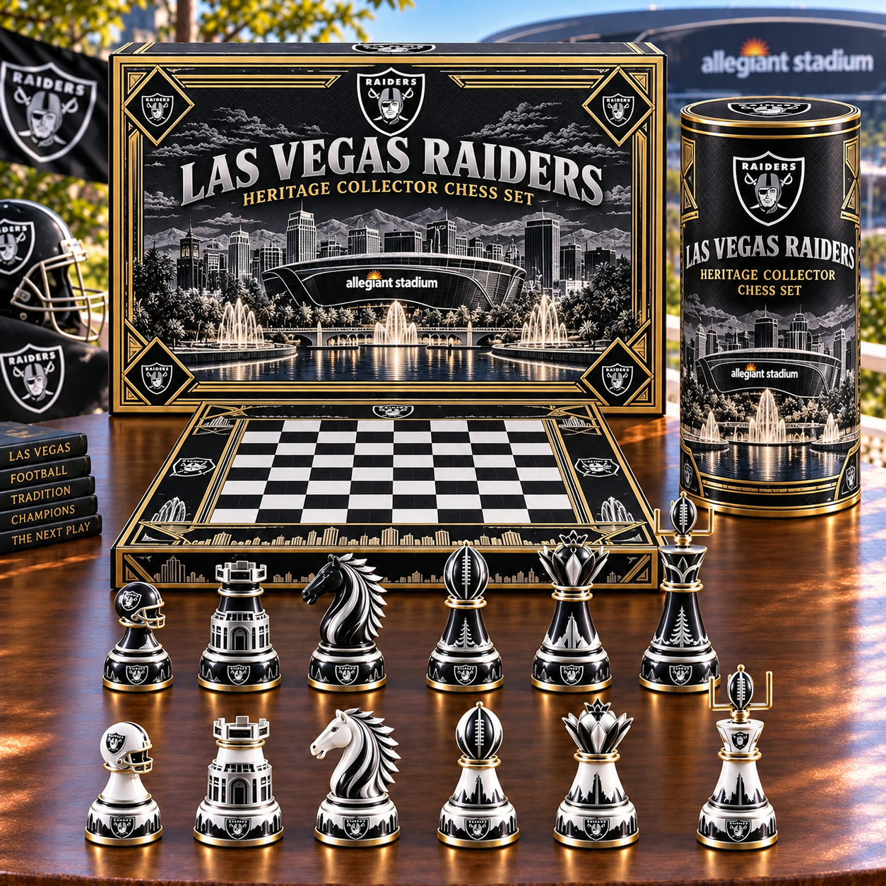 Premium NFL LVR Heritage Collector Chess Set V3