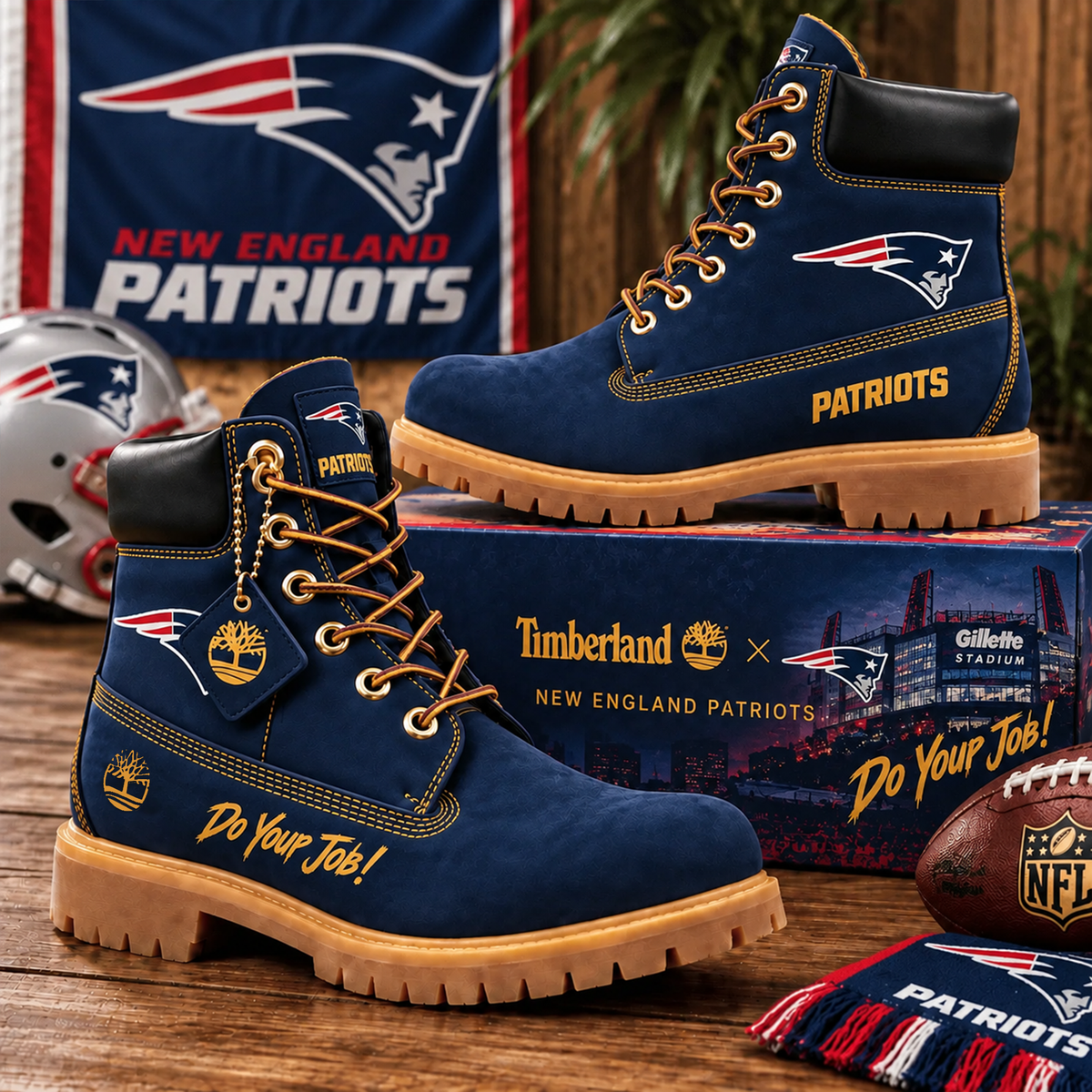 Premium NFL NE Heritage Boots