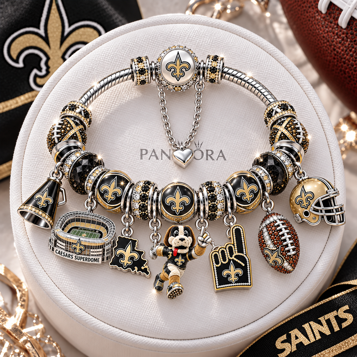 Premium NFL NO Charm Bracelet Set V2