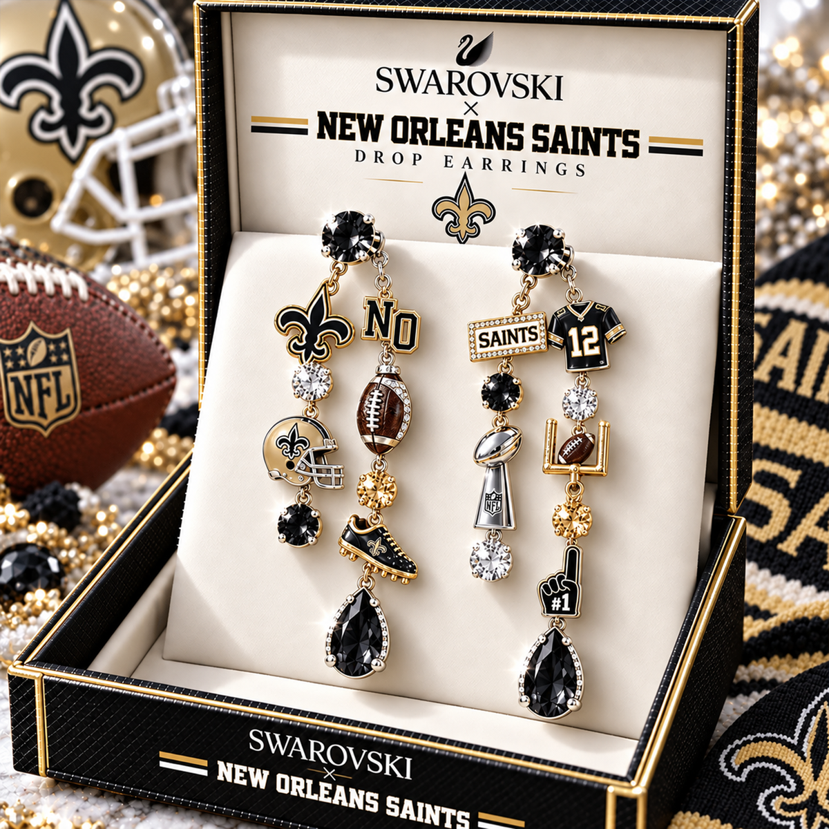 Premium NFL NO Dangle Earrings