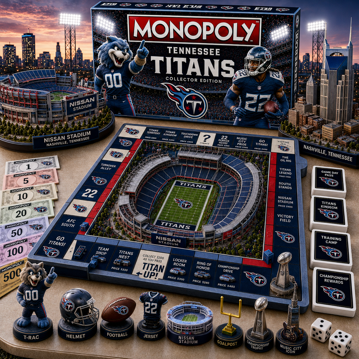 Premium NFL TT Pride Monopoly Collector’s Edition V11