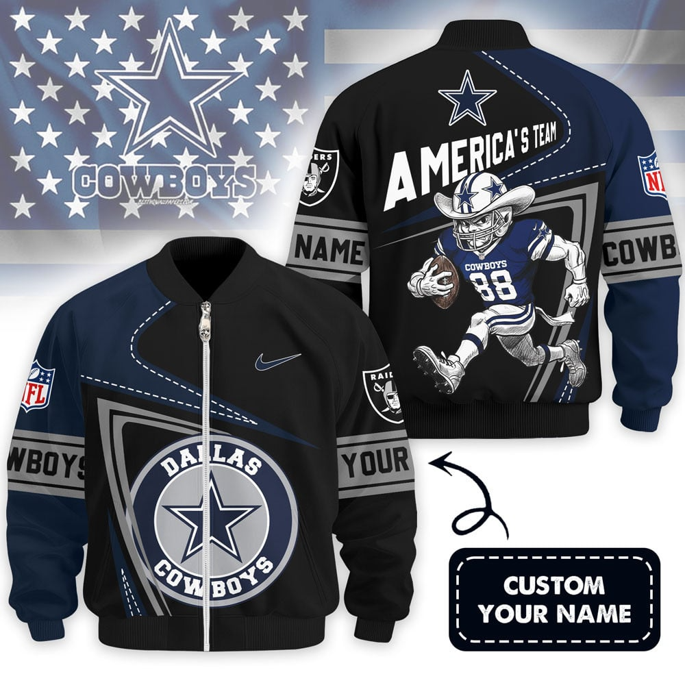 Premium NFL X DAL Game Day 3D Bomber Jacket NDT TDT