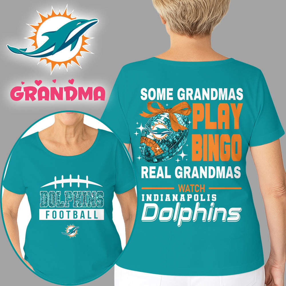 Premium NFL X MIA Football Grandmas Fan 3D SHIRT NDT NHM