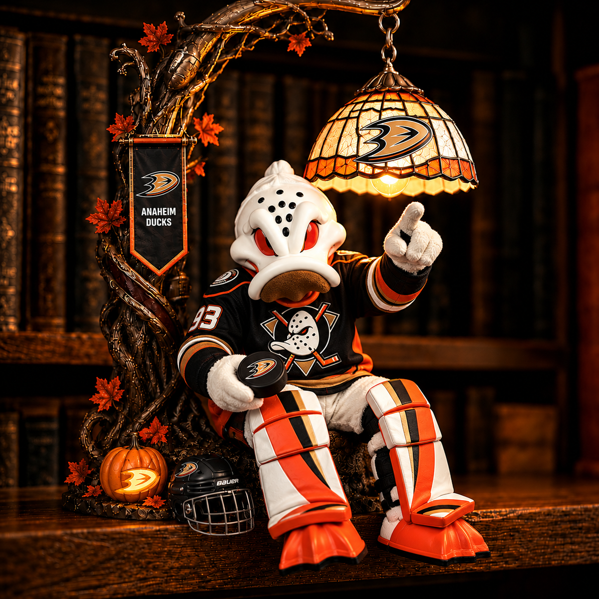 Premium NHL AD Halloween Bookshelf Figurines Lamp