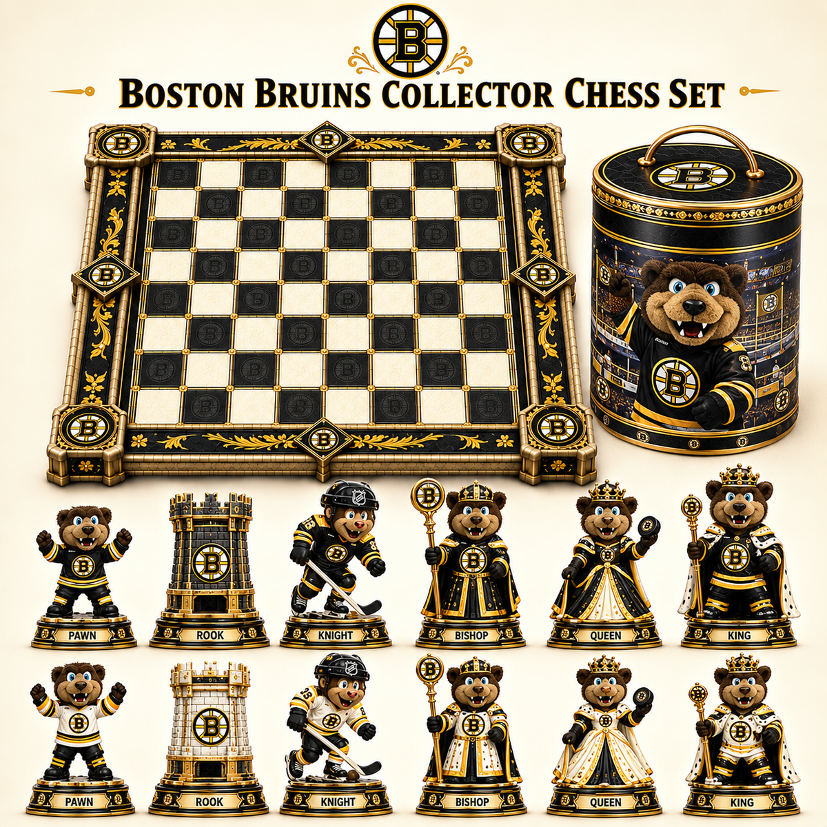 Premium NHL BB Collector Chess Set