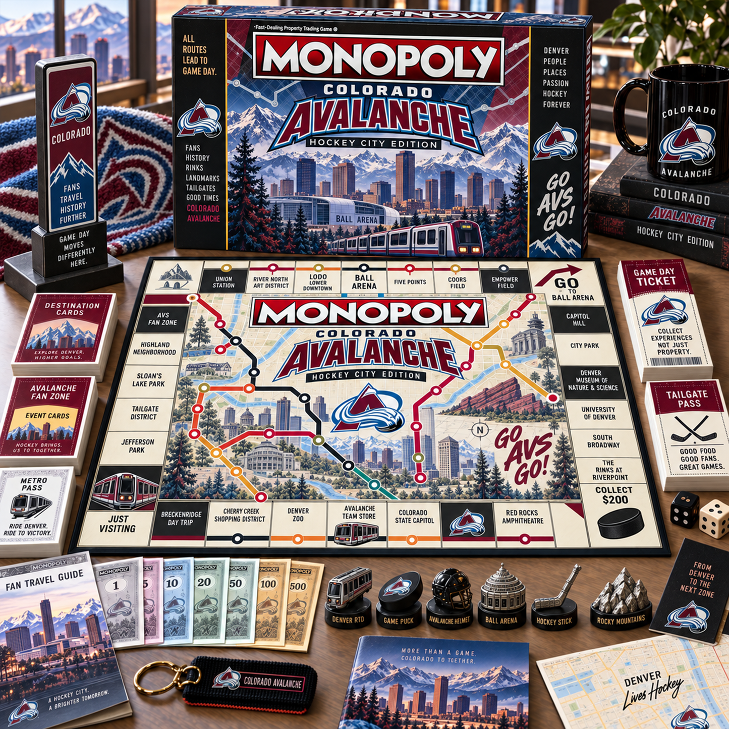 Premium NHL COL Metro Game Day Collector’s Edition Board Game V13