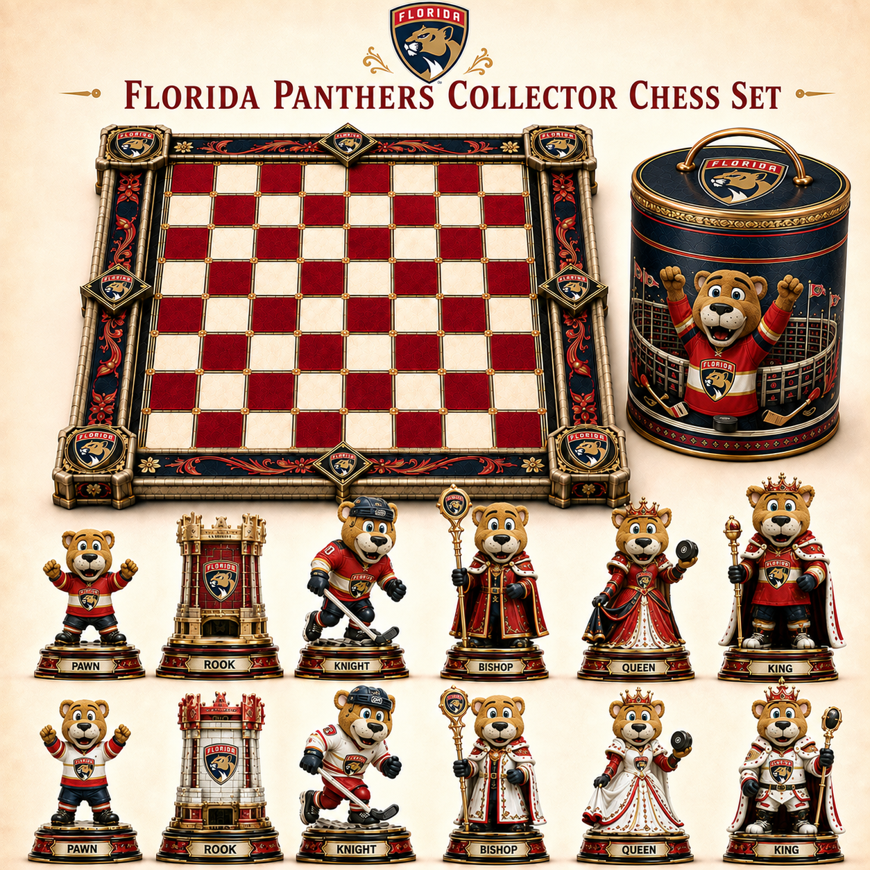 Premium NHL FP Collector Chess Set